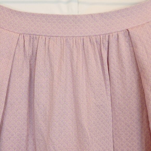 J Crew Women Skirt Purple Sz 4 Pleats Skater Lined Preppy Classic Pastel Easter - Picture 6 of 13